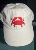 White ball cap with crab